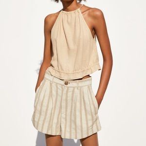 Zara | Striped Shorts